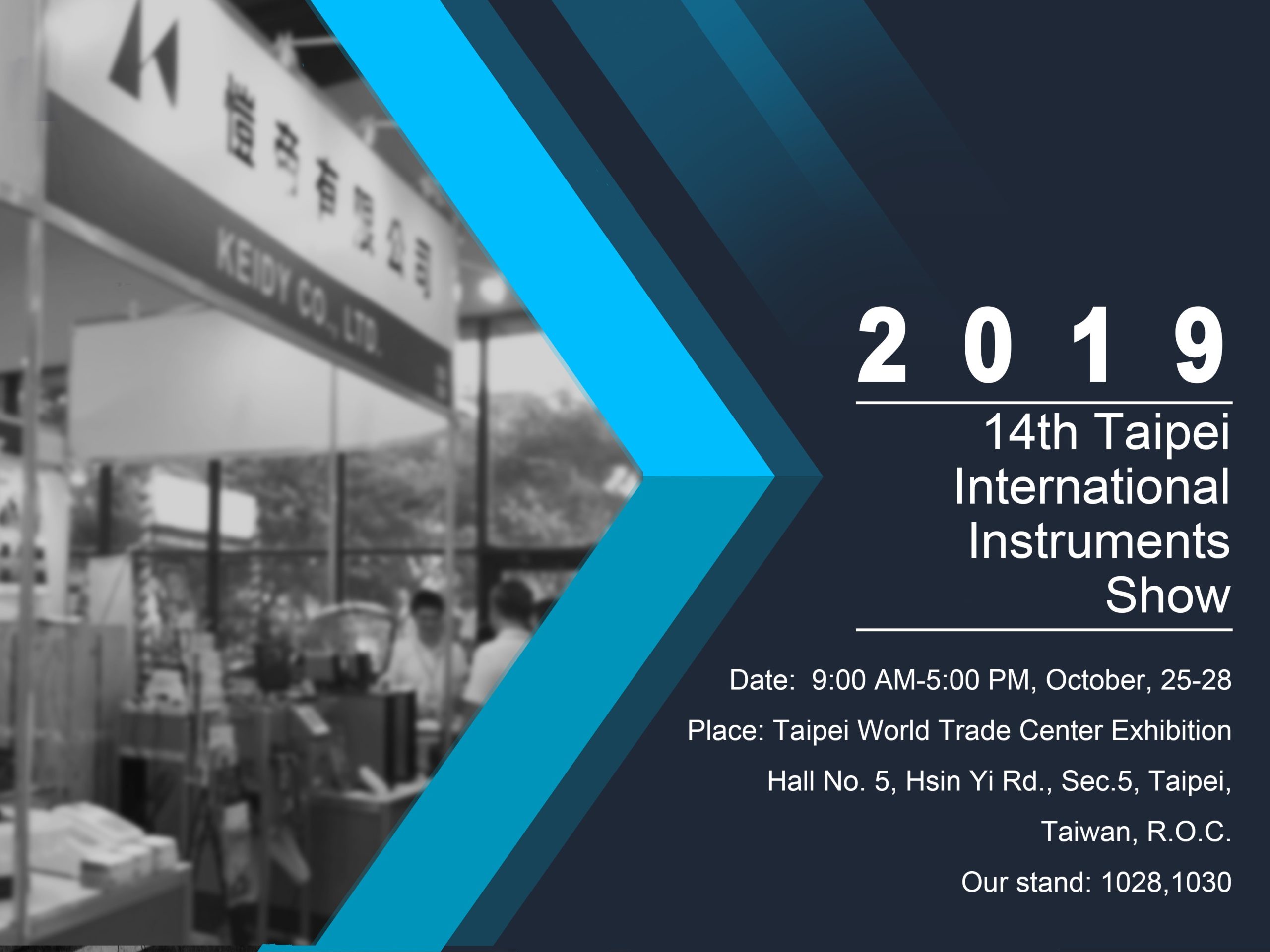 You are currently viewing We invite you to 14th Taipei International Instruments Show (2019)